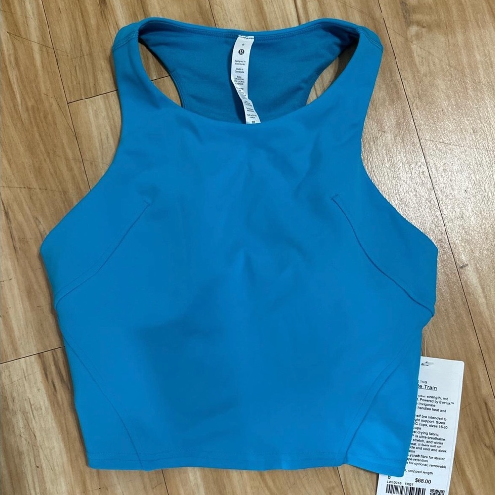 Lululemon Turquoise Invigorate Train Tank 
NWT
SIZE 6 and SIZE 8 AVAILABLE
